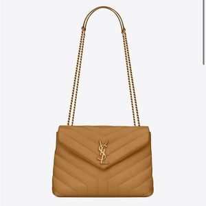 Lou Lou Small Quilted Chain Bag - Dark Naturel